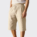 Zayn - Men's Linen Drawstring Casual Shorts