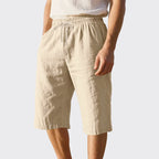 Zayn - Men's Linen Drawstring Casual Shorts