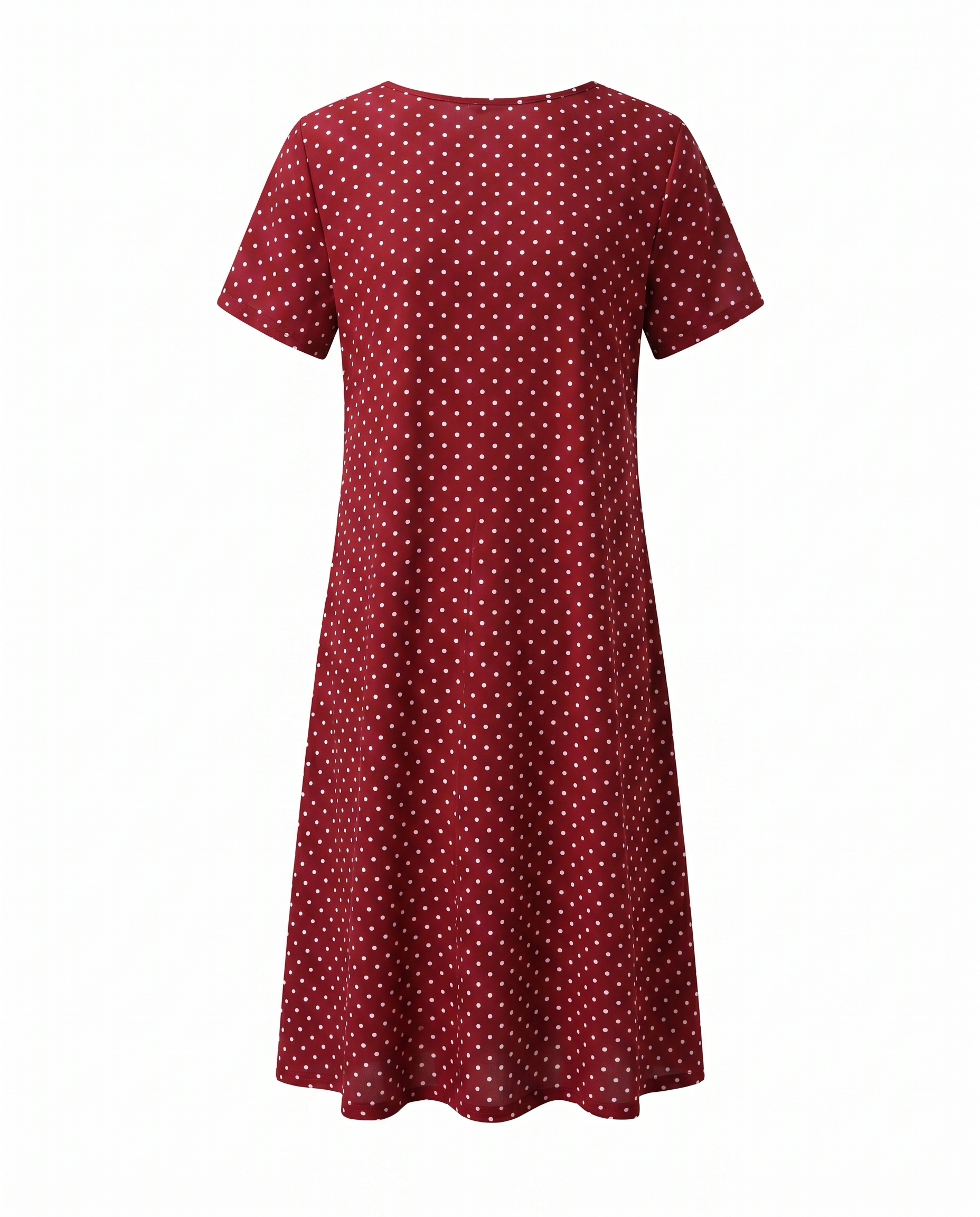 Adriana - Women's Polka Dot A-Line Midi Dress
