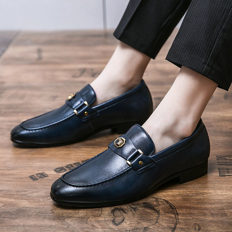 Archer - Men's Low Heel Metal Bit Loafers 4