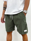 Archie - Men's Ribbed Drawstring Shorts