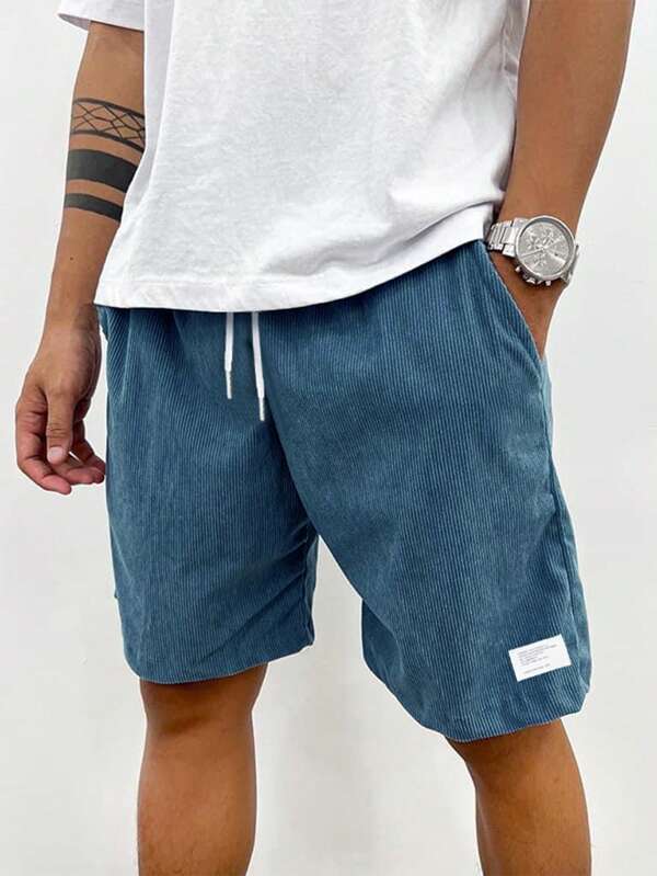 Archie - Men's Ribbed Drawstring Shorts