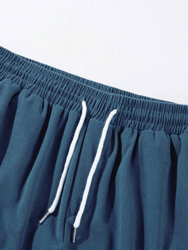 Archie - Men's Ribbed Drawstring Shorts