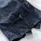 Austin - Men's Linen Striped V-Neck Vest 5