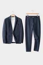Blake - Men's Linen Blazer and Trouser Set