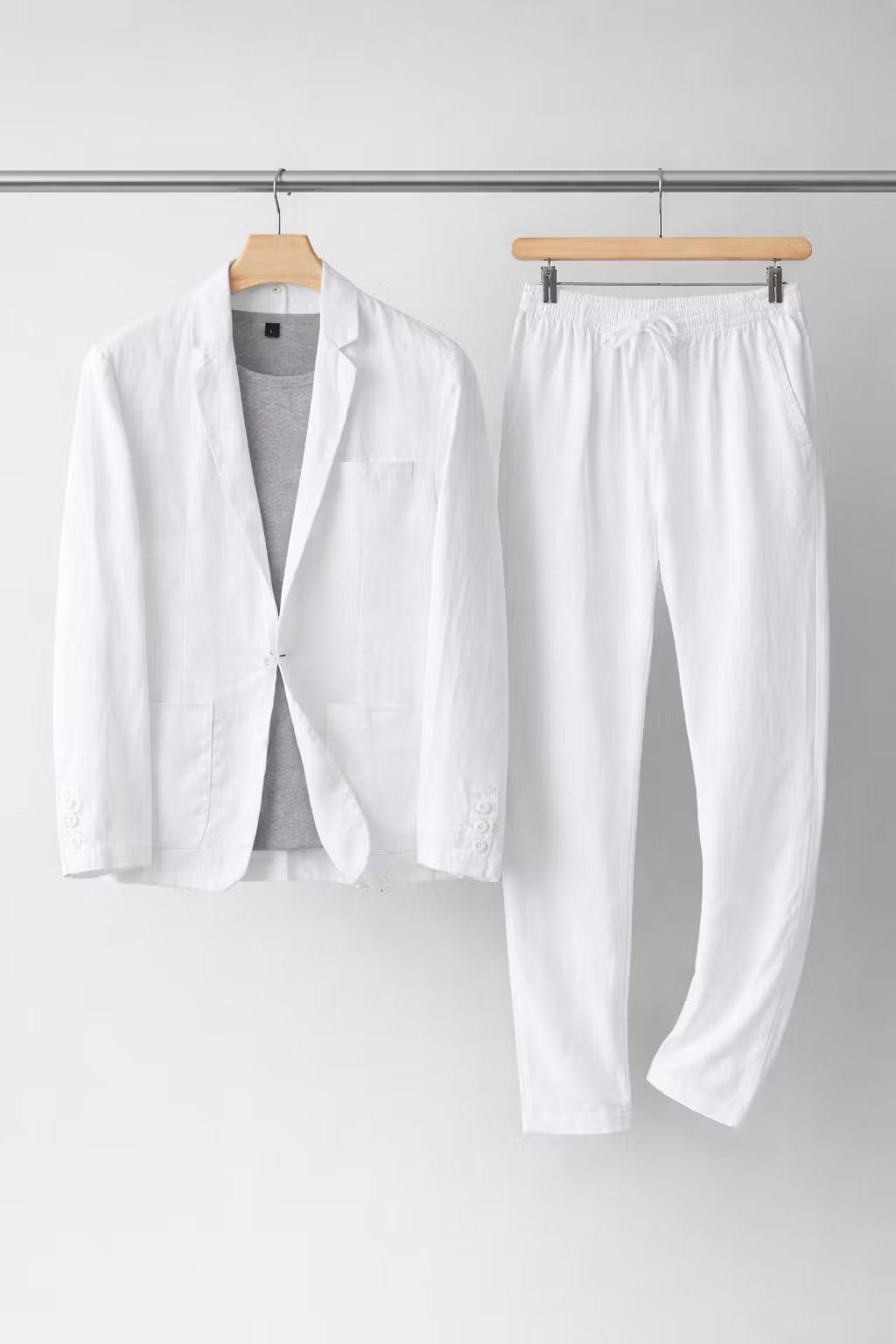Blake - Men's Linen Blazer and Trouser Set