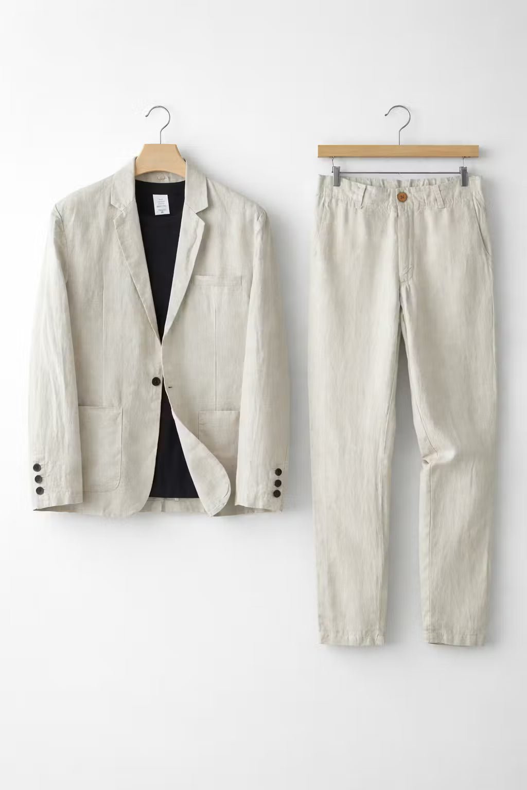 Blake - Men's Linen Blazer and Trouser Set