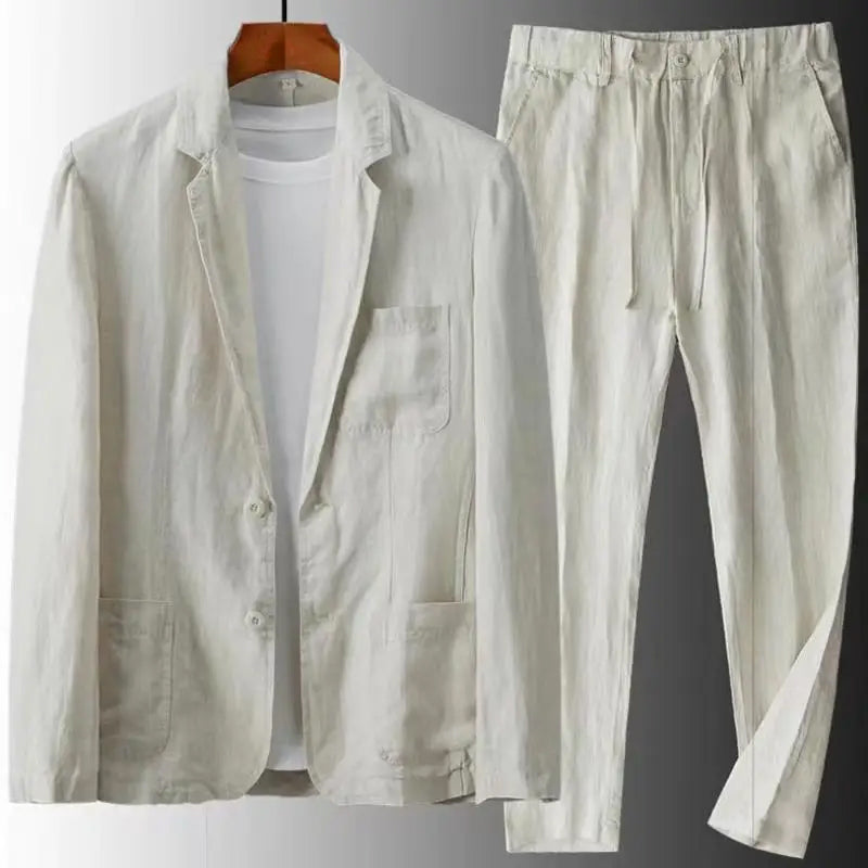 Bryson - Men's Linen Blend Two-Piece Set 2