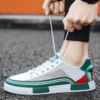 Calvin - Men's Mesh Panel Low-Top Sneakers 7