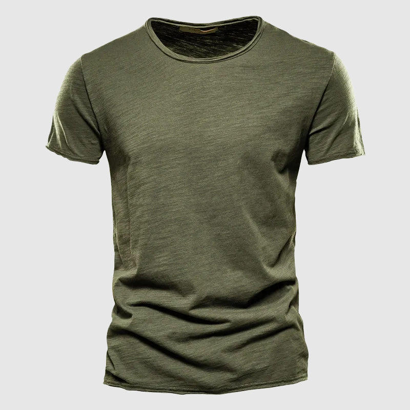 Colton - Men's Cotton Crew Neck Short Sleeve T-Shirt 1