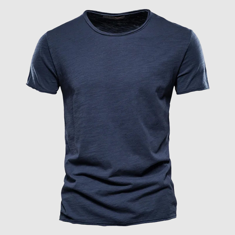 Colton - Men's Cotton Crew Neck Short Sleeve T-Shirt 4