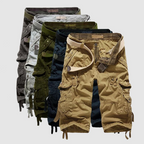 Damian - Men's Multi-Pocket Cotton Cargo Shorts 1