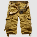 Damian - Men's Multi-Pocket Cotton Cargo Shorts 2