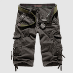 Damian - Men's Multi-Pocket Cotton Cargo Shorts 4
