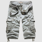 Damian - Men's Multi-Pocket Cotton Cargo Shorts 5
