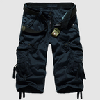 Damian - Men's Multi-Pocket Cotton Cargo Shorts 6