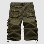 Damian - Men's Multi-Pocket Cotton Cargo Shorts 7