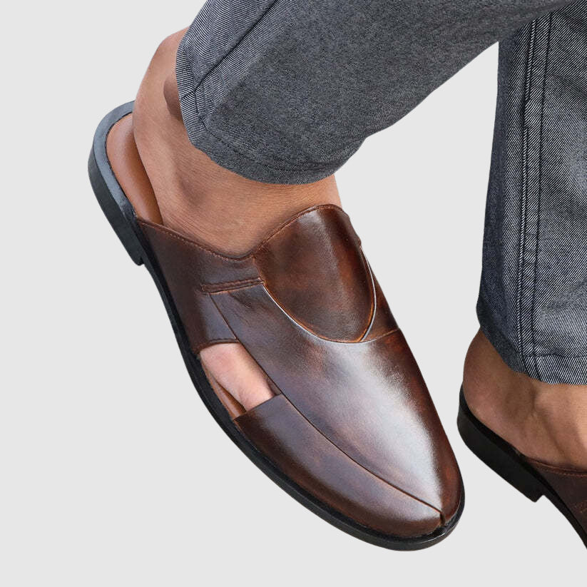 Diego - Men's Leather Almond-Toe Loafers 10