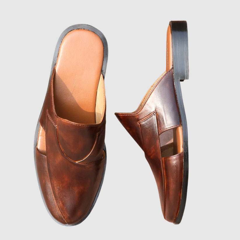 Diego - Men's Leather Almond-Toe Loafers 9