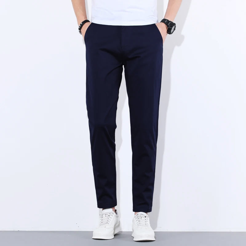 Dominic - Men's Slim Fit Cotton Chino Pants 4