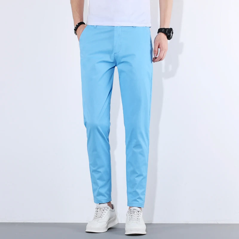 Dominic - Men's Slim Fit Cotton Chino Pants 6