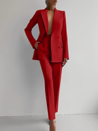 Eleonor - Women's Double-Breasted Tailored Suit