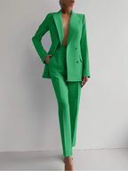 Eleonor - Women's Double-Breasted Tailored Suit