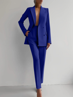 Eleonor - Women's Double-Breasted Tailored Suit