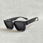 Formentera - Metal Frame Square Retro Sunglasses 2