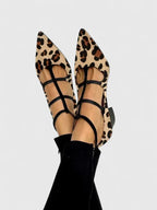 Gabriela - Women's T-Strap Block Heel Pumps