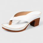 Hadley - Women's Thong Sandals with Chunky Heel