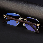 Ibiza - Rimless Gradient Lens Square Sunglasses 2