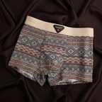 James - Men's Geometric Print Cotton Boxer Briefs 2