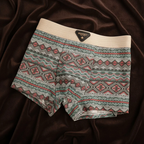 James - Men's Geometric Print Cotton Boxer Briefs 4