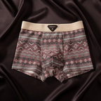 James - Men's Geometric Print Cotton Boxer Briefs 6