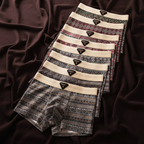 James - Men's Geometric Print Cotton Boxer Briefs 7