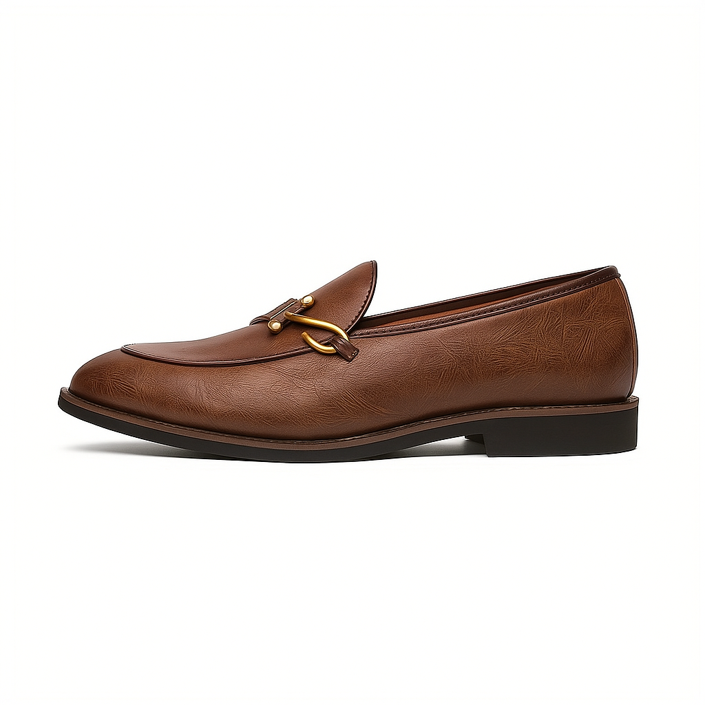Joaquin - Men's Loafers with Metal Hook Detail