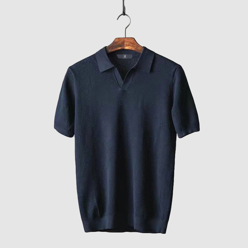 Julian - Men's Short Sleeve Cotton Knit Polo 2