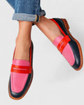 Kyla - Women's Colorblock Penny Loafers
