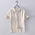 Landon - Men's Linen Button-Down Shirt 1