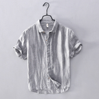 Landon - Men's Linen Button-Down Shirt 4