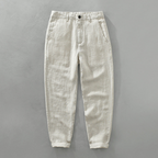 Lorenzo - Men's Wide-Leg Linen Drawstring Pants 3