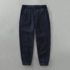 Lorenzo - Men's Wide-Leg Linen Drawstring Pants 4
