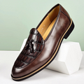 Lucas - Men's Leather Tassel Loafers 1