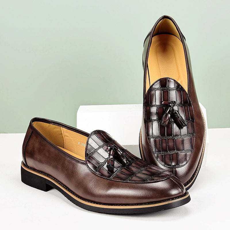 Lucas - Men's Leather Tassel Loafers 2