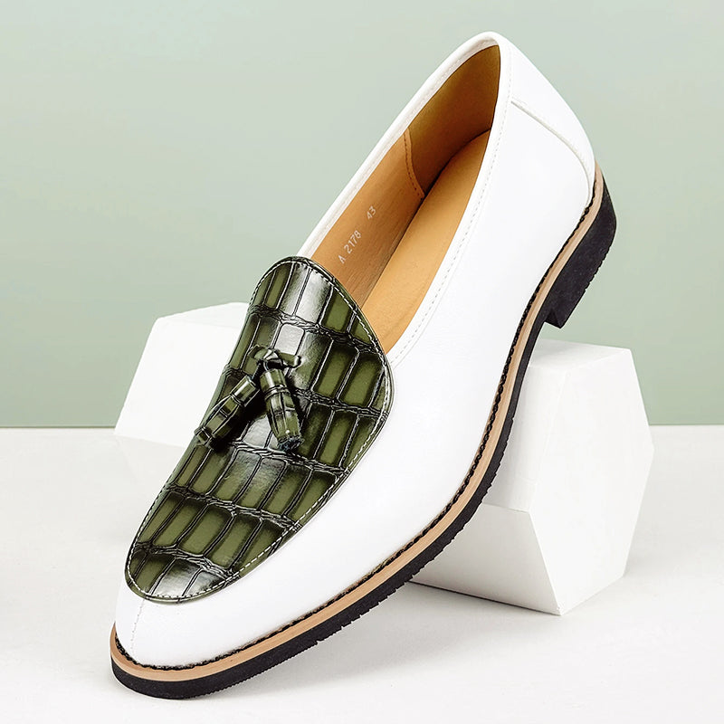 Lucas - Men's Leather Tassel Loafers 4