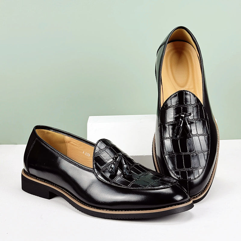 Lucas - Men's Leather Tassel Loafers 5