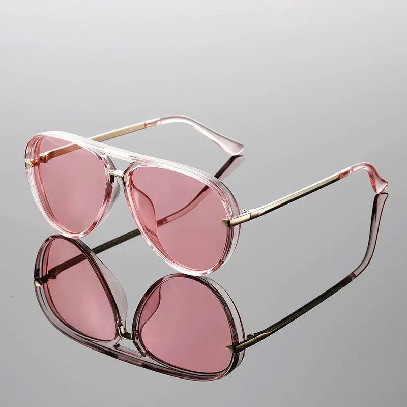Malibu - Metal Frame Gradient Lens Aviator Sunglasses 1