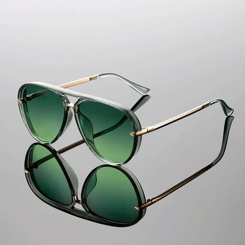 Malibu - Metal Frame Gradient Lens Aviator Sunglasses 2