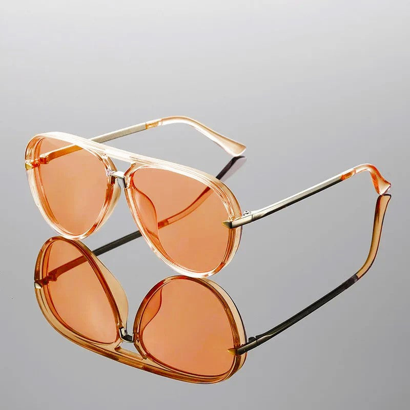 Malibu - Metal Frame Gradient Lens Aviator Sunglasses 3
